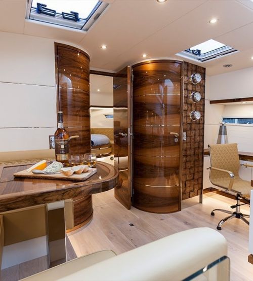 Yacht interior