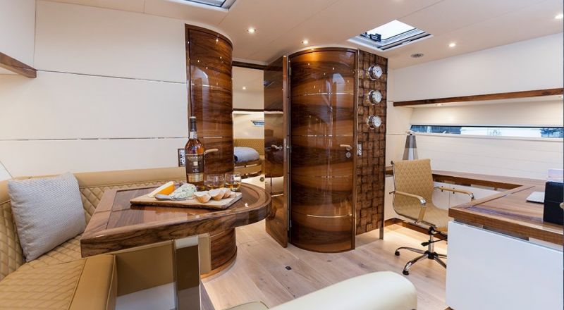 Yacht interior